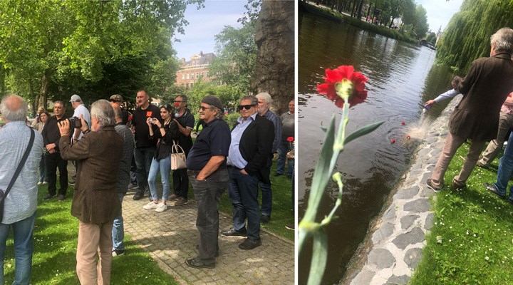 Devrimci Yol’cu Sefa Aydoğan’ın külleri Amsterdam kanallarına bırakıldı