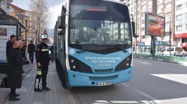 Kütahya'da özel halk otobüsleri kontak kapattı: Mazot alacak para yok
