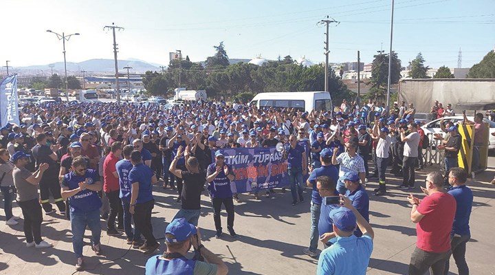 İzmir’de işçiler direnişe geçti