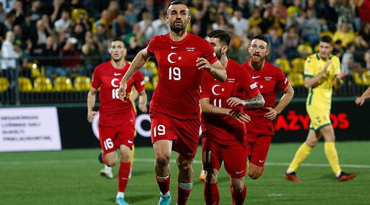 A Milli Futbol Takımı, deplasmanda Litvanya’yı 6 golle mağlup etti
