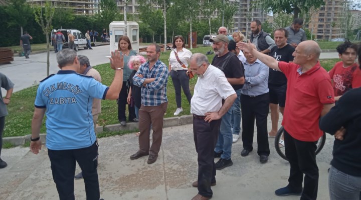 AKP’li belediye parkı yapılaşmaya açmak istiyor: Yurttaşlarla zabıta ve polis ekipleri arasında arbede