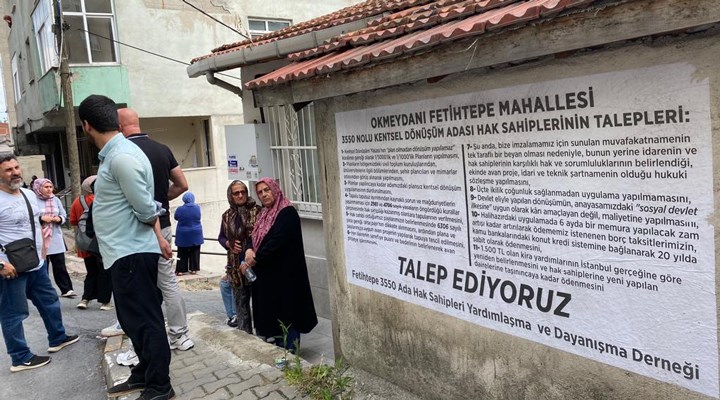 Fetihtepe'deki kentsel dönüşüm zorbalığında 3. gün: Yurttaşlardan Haydar Ali Yıldız’a tepki