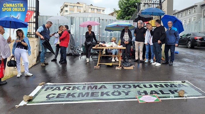 Çekmeköy’de park nöbeti 6’ncı gününde: Bin 500’ün üzerinde imza toplandı