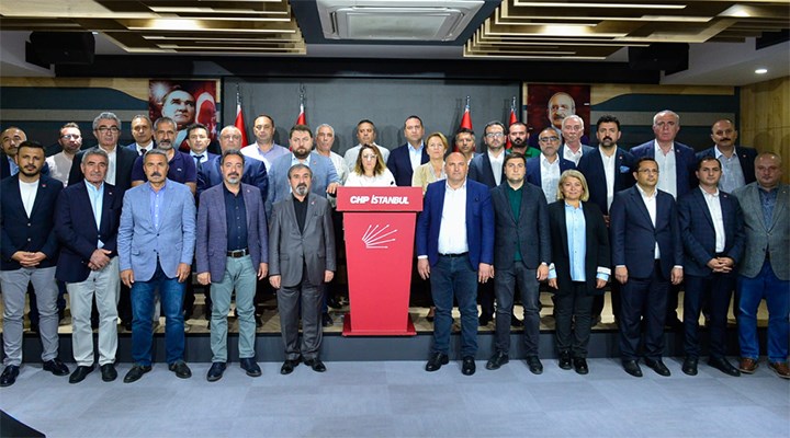 CHP'nin İstanbul'daki 39 ilçe başkanından Kaftancıoğlu'na destek açıklaması