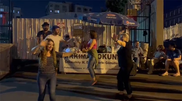 Çekmeköy park direnişinde 17'nci gün de geride kaldı