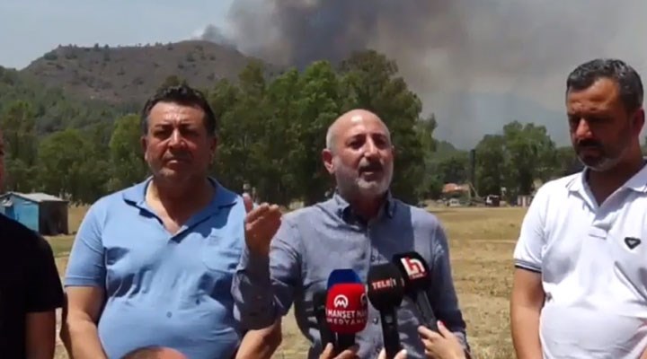CHP'li Öztunç: Yangın Erdoğan’ın yazlık sarayına yaklaşınca helikopterler, uçaklar hareketlendirildi
