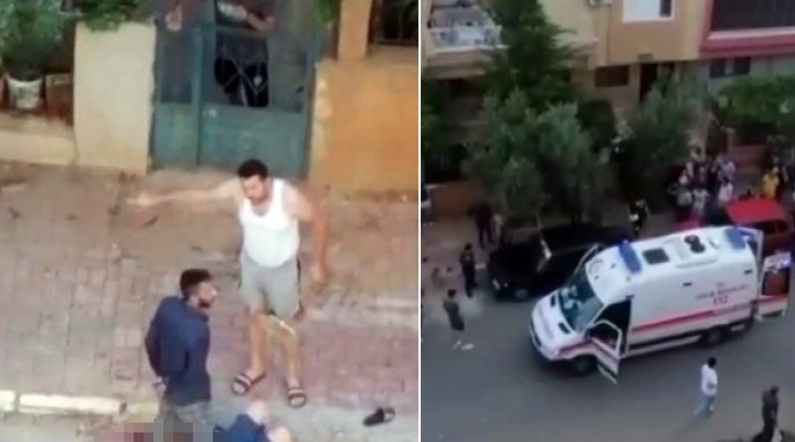 Antalya'da bir erkek, sokakta bıçakladığı kadının başında bekleyerek kimseyi yaklaştırmadı