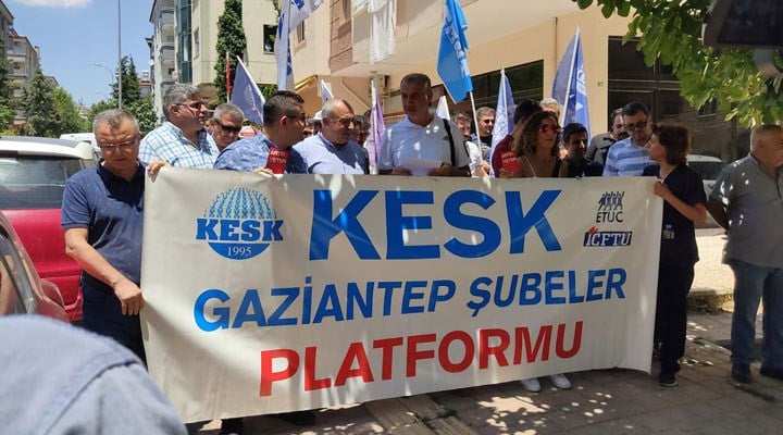 KESK Gaziantep Şubeler Platformu’nun TÜİK önündeki eylemine izin verilmedi!