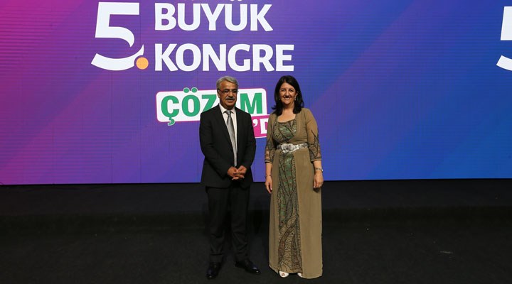 HDP’nin 5'inci Büyük Kongresi: Pervin Buldan ve Mithat Sancar yeniden seçildi