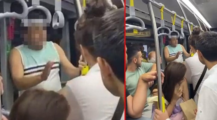 Metrobüste taciz: Bir kadının fotoğraflarını çeken erkek, "sileceğim" diyerek kendini savundu