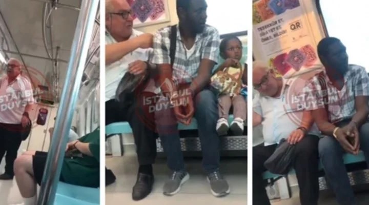 Metrodaki ırkçı saldırı: Siyah aileye küfürler yağdıran kişi gözaltına alındı