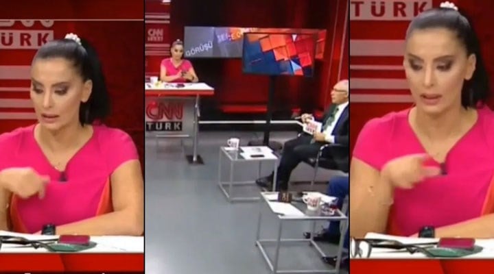 Hande Fırat'ın canlı yayındaki tuhaf halleri: Erdoğan aradı, apar topar ekrandan çıktı