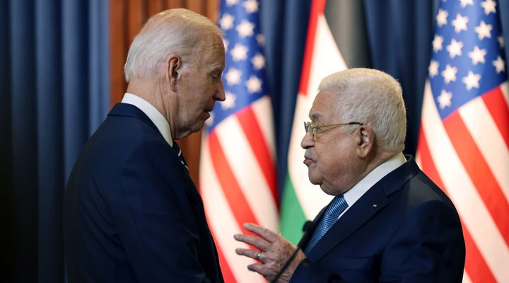 Biden, Filistin’de protestolarla karşılandı: ‘Filistin halkı bağımsız, egemen bir devleti hak ediyor’