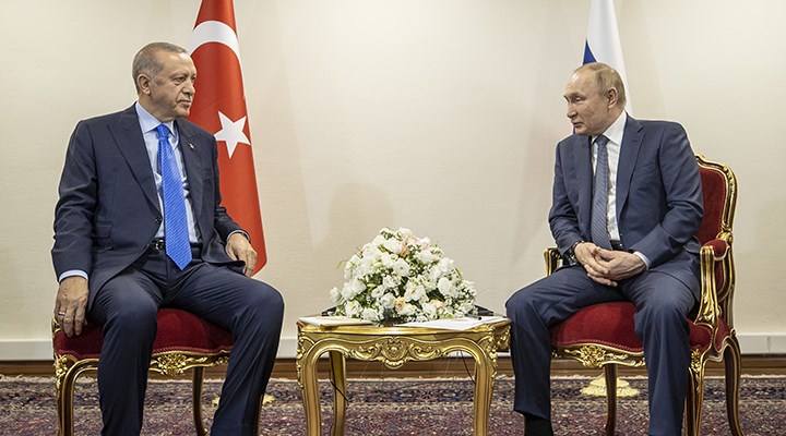 İran'da Erdoğan ile Putin arasında ikili görüşme