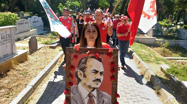 DİSK’in kurucu genel başkanı Kemal Türkler, katledilişinin 42. yılında mezarı başında anıldı