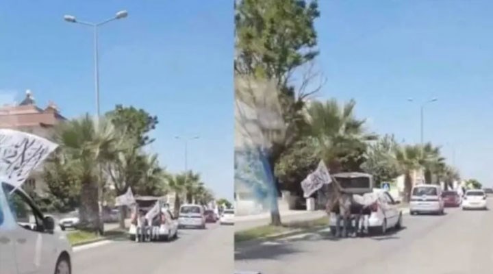 Aydın'daki Taliban bayraklı düğün konvoyu hakkında  soruşturma başlatıldı