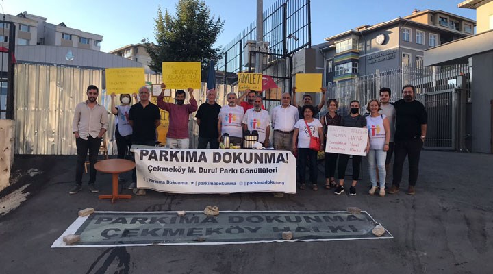 İki aydır direnen Çekmeköylüler, destek çağrısı yaptı: Belediye parkta yıkıma hazırlanıyor