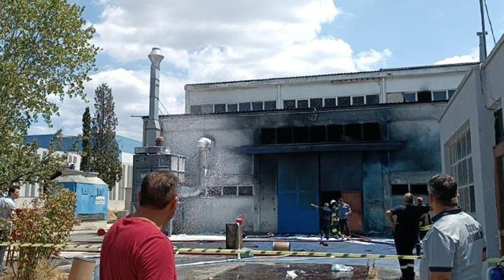 Tekirdağ’da boya fabrikasında patlama: 3 kişi ağır yaralandı