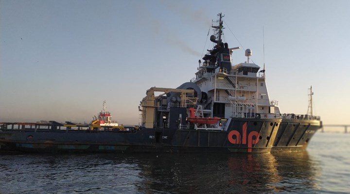Asbestli gemi İzmir'e gelmek üzere yola çıktı