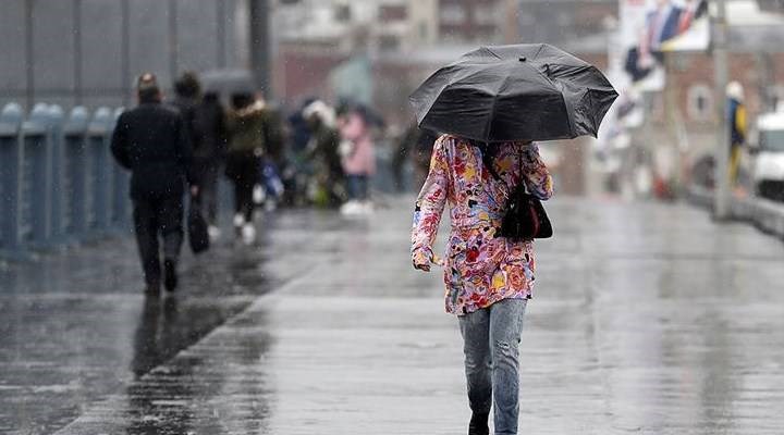 Meteoroloji'den 5 kente yağış uyarısı