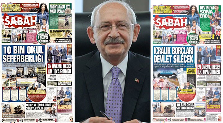 Kılıçdaroğlu 'ödemeyin' dedi, iktidardan jet adım geldi, yandaş Sabah  manşet değiştirdi
