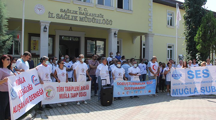 Muğla'da iş bırakma eylemlerine katılan 400 sağlık emekçisine soruşturma