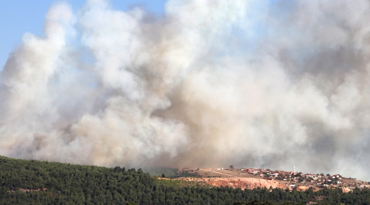 Manisa Soma'daki orman yangını kontrol altına alındı