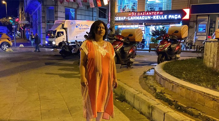 Beyoğlu'nda 'duran kadın' polisi alarma geçirdi