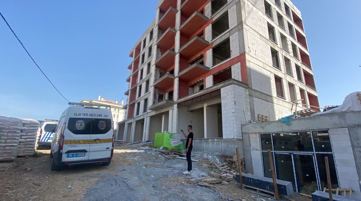 Bursa’da 5’nci kattan düşen işçi hayatını kaybetti