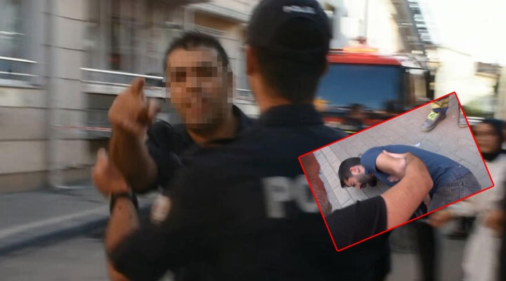Polis, çekim yapan DHA muhabirine saldırdı