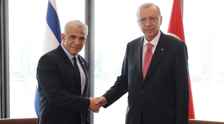 Erdoğan, New York’ta İsrail Başbakanı Yair Lapid ile bir araya geldi