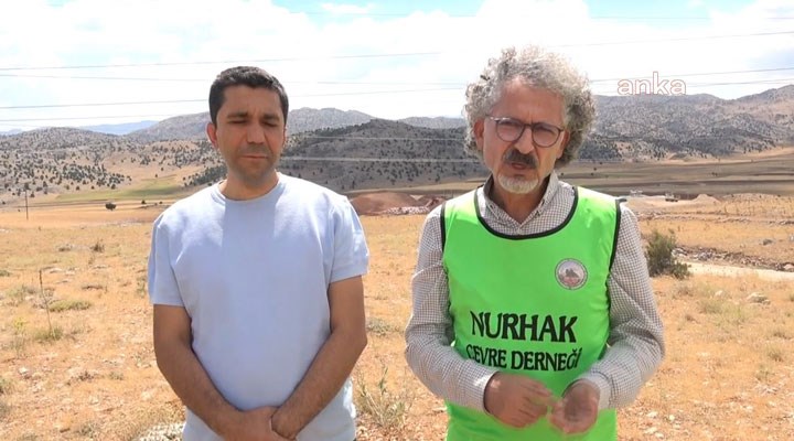 Nurhak’ta maden eleme tesisinden çıkan tozlar tarım ve hayvancılığa zarar veriyor