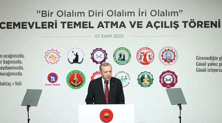 Erdoğan: Alevi-Bektaşi toplumu için tüm cemevlerini yönetecek bir yapı kuruyoruz