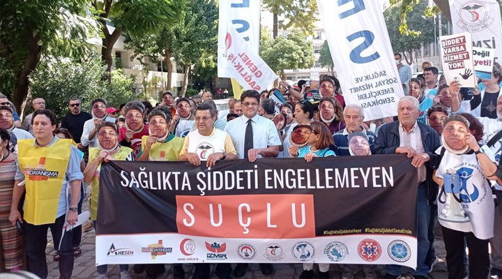 Aile hekimine saldırı İzmir'de protesto edildi: "Organize hale gelmiştir"