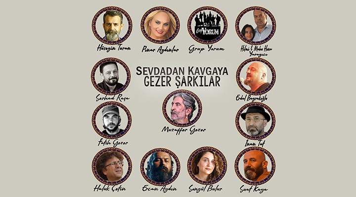 Muzaffer Gezer'in şiirlerinden bestelenen 'Sevdadan Kavgaya Gezer Şarkılar' albümü dinleyicilerle buluştu