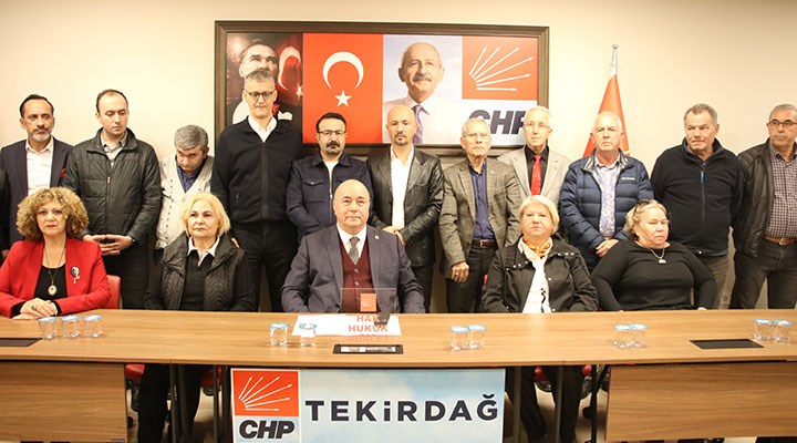 CHP Tekirdağ’da toplu istifa
