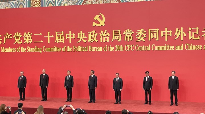 Çin Devlet Başkanı Şi Cinping, üçüncü kez ÇKP Genel Sekreteri seçildi