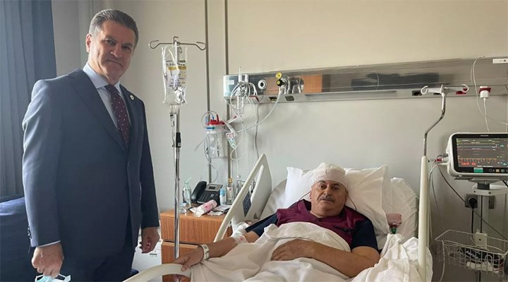 Mustafa Sarıgül, Binali Yıldırım'ı hastanede ziyaret etti