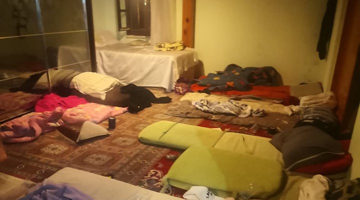 Marmaris'te lüks villaya yapılan operasyonda 28 göçmen yakalandı