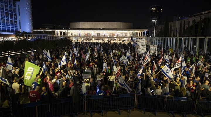 İsrail'de Netanyahu karşıtı protesto