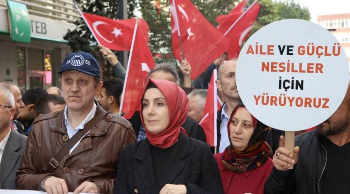 KTÜ Rektörü ve AKP'li vekiller nefret yürüyüşüne katıldı