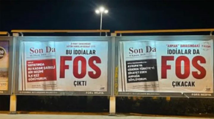 CHP'li Bakan mesajları paylaştı: 'Fos çıktı' afişleri polise toplatılacak'