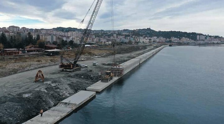 AKP'li Rize Belediyesi talana doymuyor: Millet bahçesi için de deniz dolduruluyor