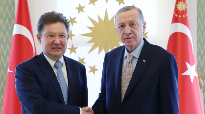 Erdoğan ve Gazprom Başkanı Miller İstanbul'da görüştü