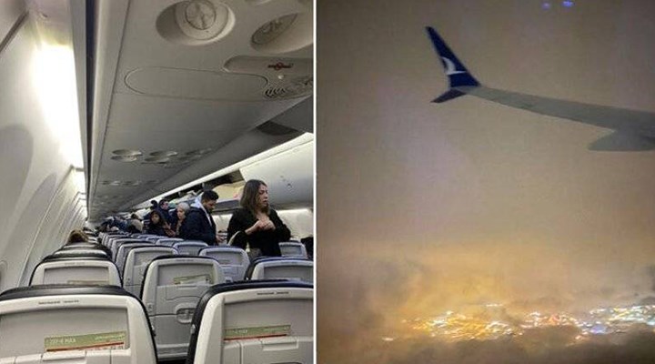 Şiddetli yağış nedeniyle 2 saat havada kalan Antalya uçağı, Konya'ya indi