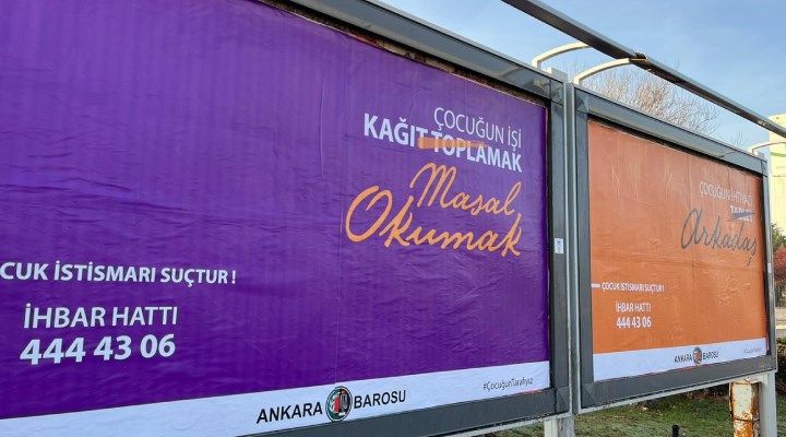Ankara Barosu, çocuk istismarına karşı farkındalık kampanyası başlattı