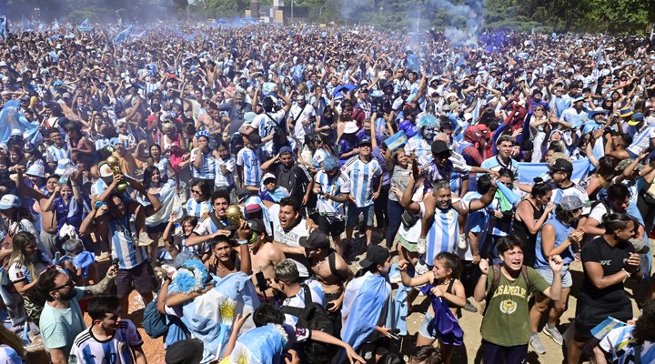 Arjantinliler, Dünya Kupası şampiyonluğunu coşkuyla kutladı