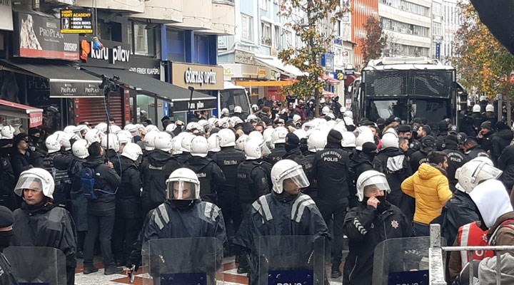 HDP'nin Kadıköy eylemine polis müdahalesi: Çok sayıda kişi gözaltına alındı!