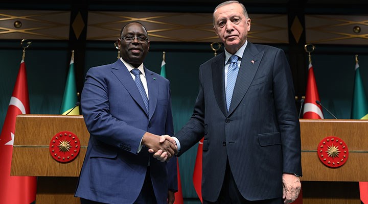 Erdoğan, Senegal Cumhurbaşkanı Macky Sall ile görüştü