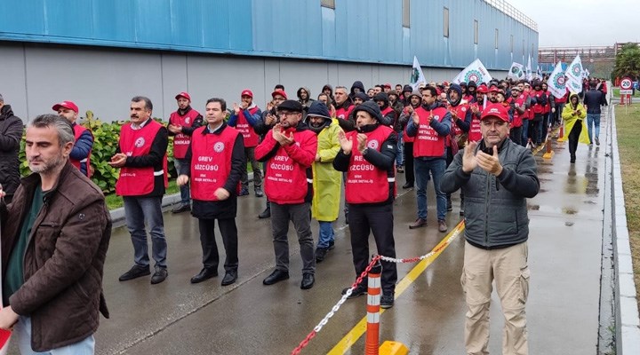 Erdoğan’ın yasağına rağmen greve çıkan metal işçileri kazandı: Bekaert zaferi